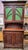 Early 20th century, graceful and organic Art Nouveau 2 piece cabinet. Crafted in oak, circa. 1890-1915. The Art Nouveau...