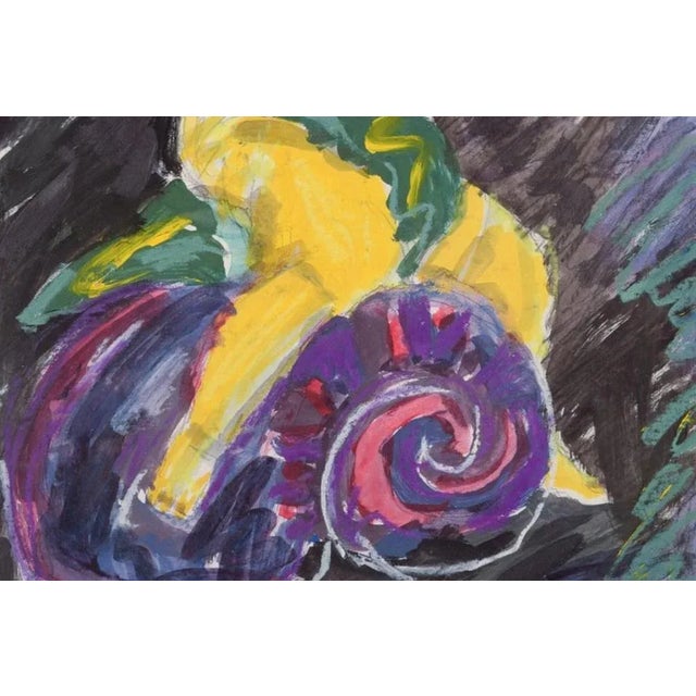 Nina Kleivan, Composition with Putto, 1988, Gouache on Paper For Sale - Image 4 of 8