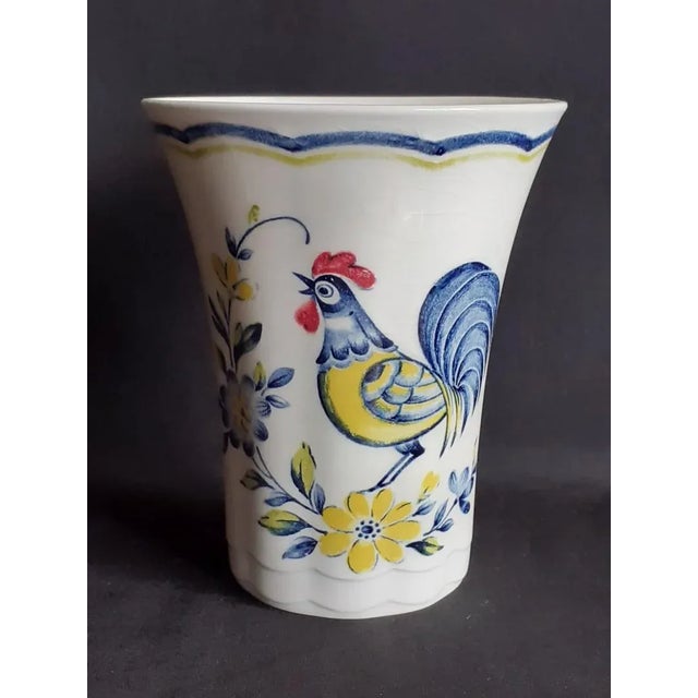 1980s Nikko Rooster Ironstone Breakfast or Luncheon Dish Set– 12 Pieces For Sale In Raleigh - Image 6 of 9
