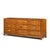 Mid-Century Modern Hickory Manufacturing Mid Century Walnut and Brass Campaign Dresser For Sale - Image 3 of 9