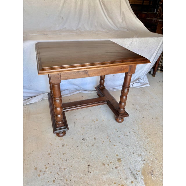 19th Century French Walnut Side Table For Sale - Image 12 of 13