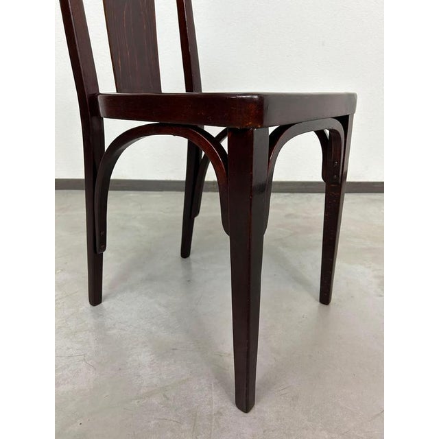 Secession No. 373 Chair attributed to Josef Hoffmann / Otto Prutscher for J&J Kohn, 1890s For Sale - Image 10 of 15