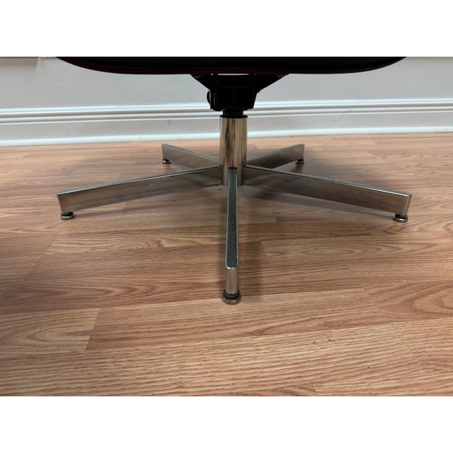 Mid 20th Century Vintage Mid-Century Modern Eames Style Lounge Chair & Ottoman For Sale - Image 5 of 9