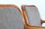 1960s Mid Century Modern Pretzel Chairs in Oak and Original Tweed - Set of 4 For Sale In Orlando - Image 6 of 7