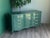 1970s 1970’s French Provincial Green Lacquered Dresser of Nine Drawers For Sale - Image 5 of 14