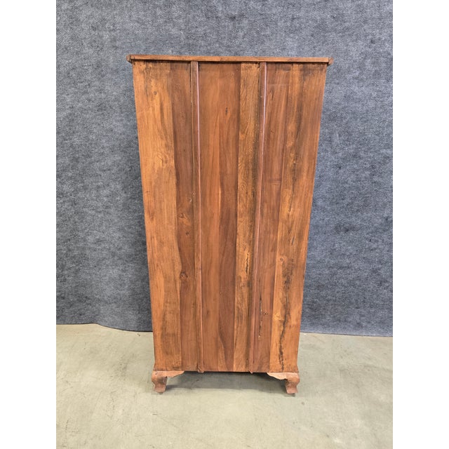 Reclaimed Solid Wood Distressed Cabinet, One of the Kind Cabinet, Old For Sale - Image 9 of 10