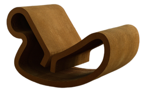 1972 Attributed to Frank Gehry 'Contour' Rocking Lounge Chair by Easy Edges Inc.