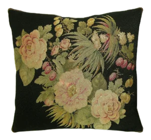 Circa 1880 Antique French Needlepoint Pillow