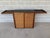 Jack Cartwright for Founders Mid Century Modern Walnut & Cain Door Bar Cart For Sale - Image 13 of 16
