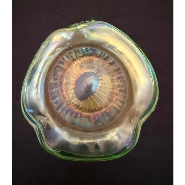 Art Nouveau Kralik Art Nouveau Iridescent Glass Vase | Bohemian, C. Early 1900s For Sale - Image 3 of 5