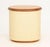 Wood Vintage Modern Walnut and White Painted Rattan Bedside Table For Sale - Image 7 of 7