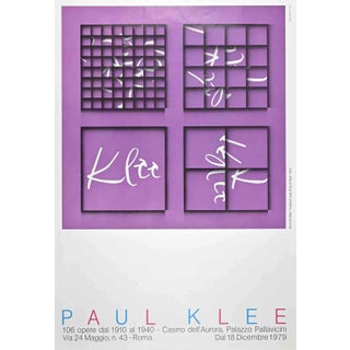 Paul Klee, Vintage Exhibition Poster, 1979, Offset Print For Sale