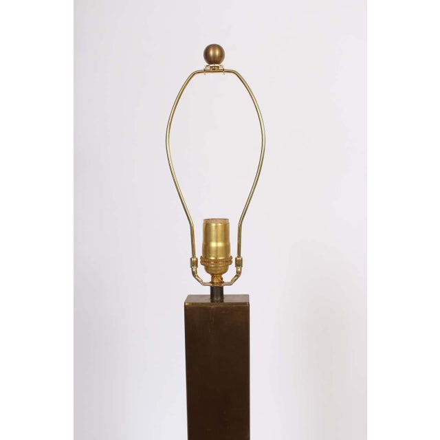George Kovacs 1970s George Kovacs Brass "Skyscraper" Lamp For Sale - Image 4 of 12