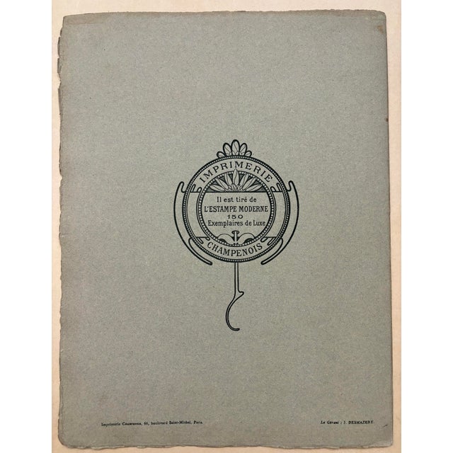 Alphonse Mucha, Cover for l'Estampe Moderne, July 1898, Lithograph For Sale - Image 6 of 9