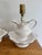 1970s 1970s French Country White Ceramic Pitcher and Basin Lamp Pair For Sale - Image 5 of 8