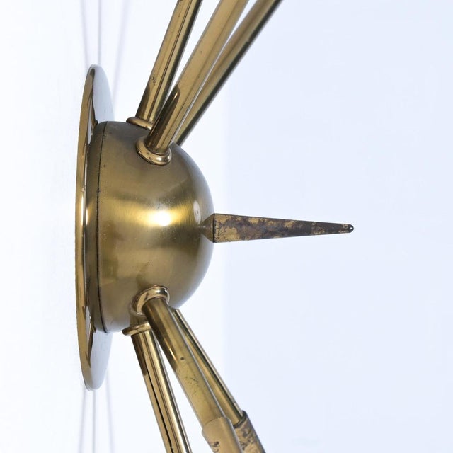 Mid-Century Modern Sputnik Wall Lights, 1950s, Set of 2 For Sale - Image 13 of 16