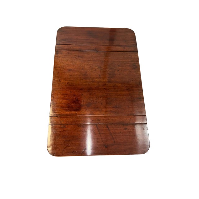 English Regency Mahogany Drop-Leaf Chess and Games Table Circa 1820-1840 For Sale In New York - Image 6 of 7