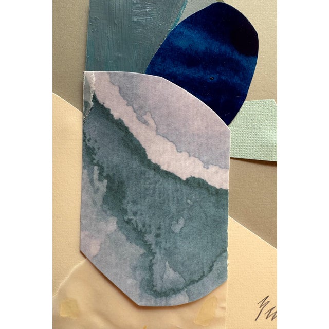 "Superbloom 2" Original Mixed-Media Collage on Paper by Zac Woodiel For Sale In Little Rock - Image 6 of 9