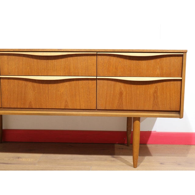 Brown Mid Century Modern Teak Dresser End Table by Austinsuite Danish Style For Sale - Image 8 of 15