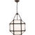 Transitional Suzanne Kasler for Visual Comfort Signature Morris Small Lantern in Antique Zinc with White Glass For Sale - Image 3 of 3