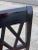 Set of 4 Farmhouse Distressed Black Cross Back Chairs For Sale - Image 10 of 11