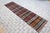 1960s Turkish Handmade Stripe Kilim Runner Rug For Sale - Image 10 of 11