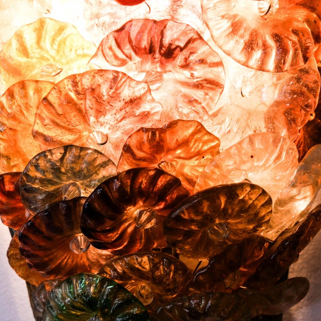 Cornucopia Wall Sconces in Murano Glass, Italy, 1980, Set of 2 For Sale - Image 15 of 17