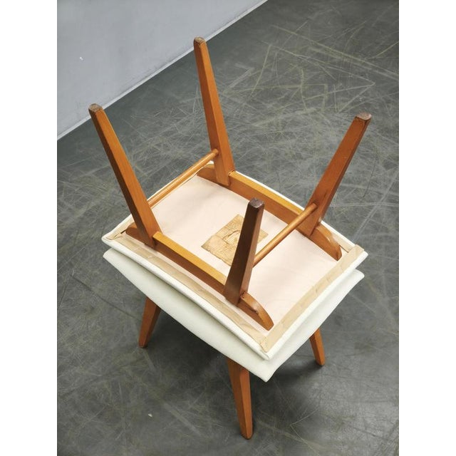Beech Wood Stools by Závod Malacky, Czechoslovakia, 1970s, Set of 2 For Sale - Image 4 of 12