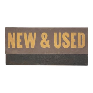 Reclaimed New & Used Movie Prop Sign For Sale