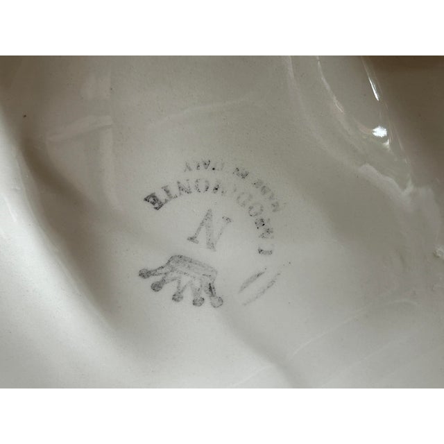 Large Capodimonte Porcelain Figural Sculpture of Children and Dog on Seesaw Mid to Late 20th Century For Sale - Image 10 of 12