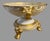 Antique Nippon Hand Painted Porcelain Compote Roses Landscape Gilt Footed Stand For Sale - Image 11 of 12