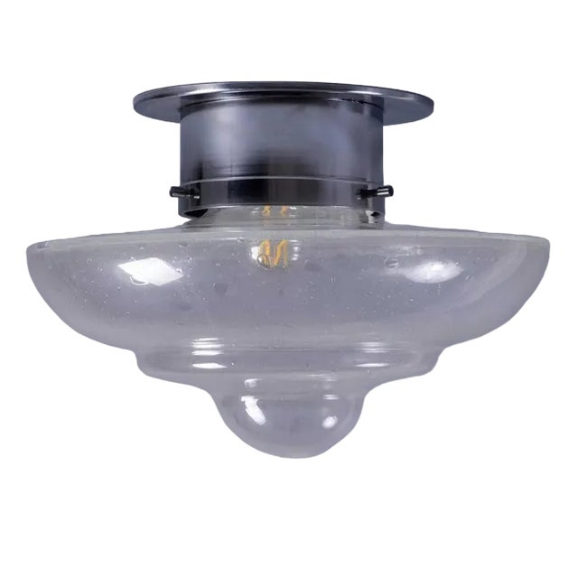 Large Vintage Bullicante Glass Lamp, 2010s For Sale