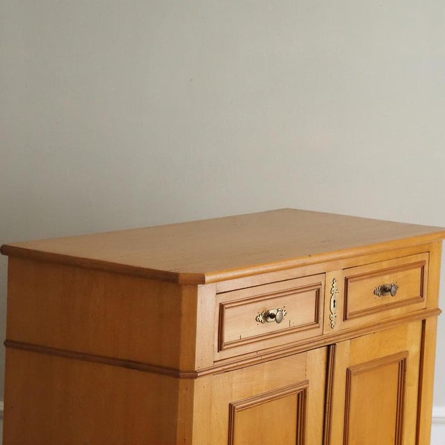 Antique Vertiko Cabinet in Poplar Wood, 1890 For Sale - Image 18 of 18