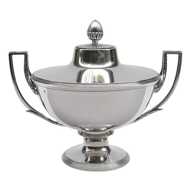 Early 19th Century French Empire First Standard Silver Tureen For Sale