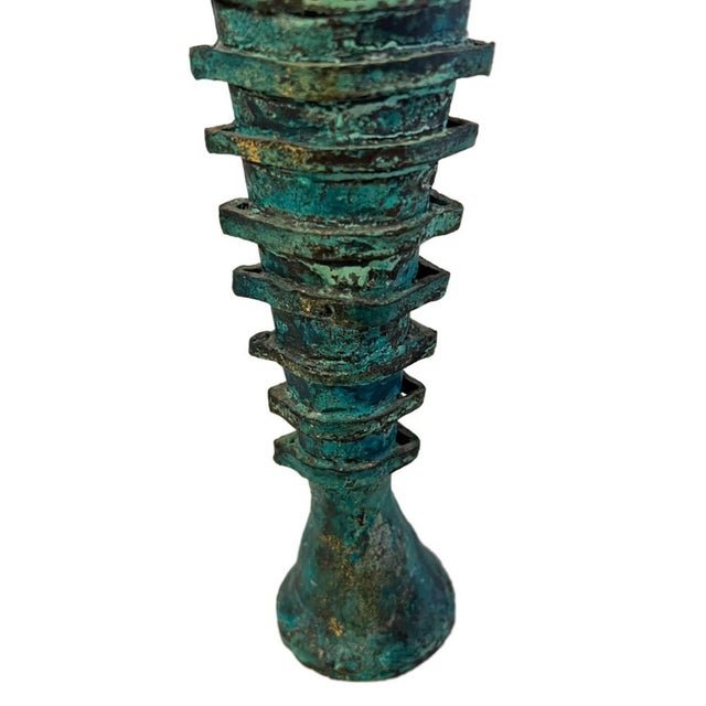 This decorative bronze vase is finished with gilt and was hand made in the 1990s in the Eyptian Revival style. A great...