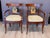 Set of Ten Italian Neoclassical Parcel Gilt Walnut Dining Chairs For Sale - Image 4 of 14