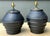 Vintage Greek Painted Terracotta Lamps - A Pair For Sale - Image 10 of 12