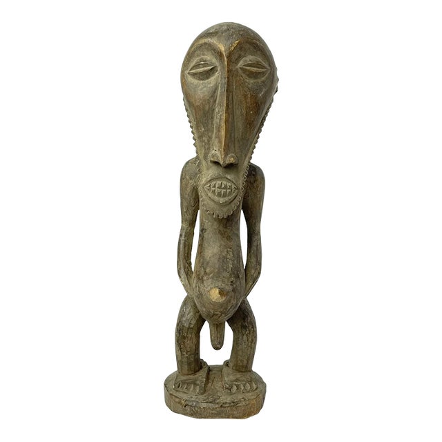 Early 20th Century Bembe Standing Male Figure South Kivo For Sale