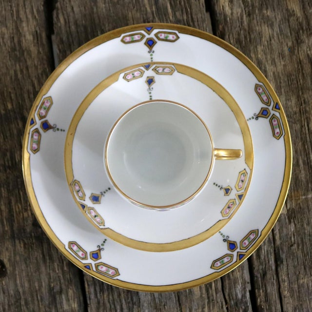 Art Deco J and C Bavaria China Luncheon Set for Four Chairish