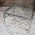 Faux Bamboo Aluminum & Glass Side Table, 1950s For Sale - Image 12 of 13