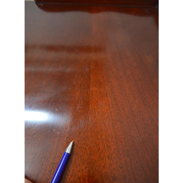 Baker Mahogany Nightstands a Pair For Sale - Image 12 of 17