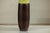 Tall Artisan Ceramic Vase with Glossy Green and Matte Brown Glaze For Sale - Image 4 of 18