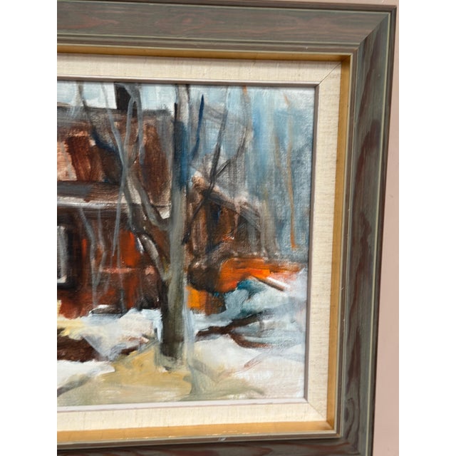 Pia Hesselmark‑campbell, The Forge, 1960s, Oil Painting on Canvas, Framed For Sale - Image 4 of 18