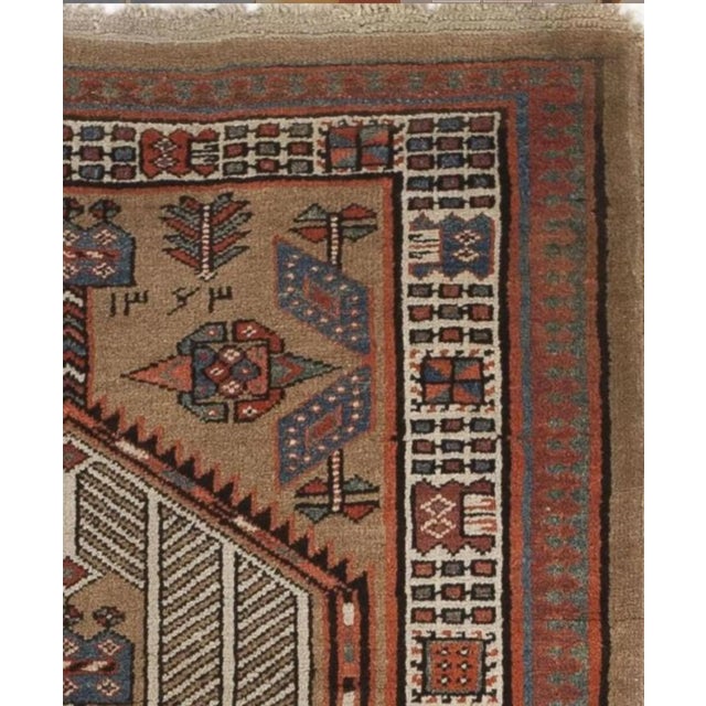 Vintage Hand Knotted Persian Runner Rug. 3'1"x 6'8" For Sale In Los Angeles - Image 6 of 7