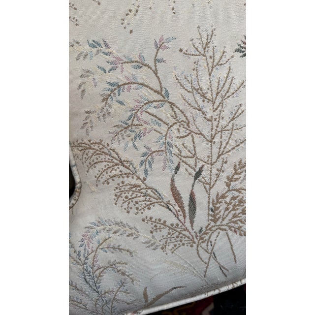 1990s 1990s Nature-Inspired Toile Drexel Heritage Love Seat For Sale - Image 5 of 9