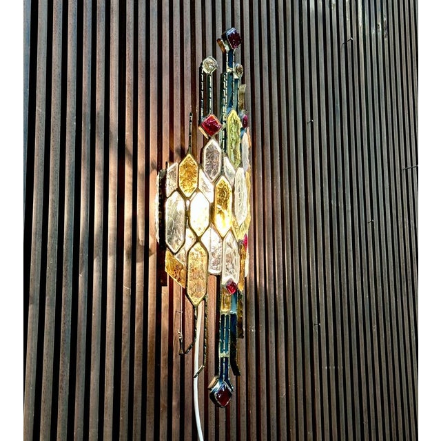 Sculptural Wall Lamp by Albano Poli for Poliarte, 1960s For Sale - Image 11 of 18