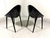 Black Super Impossible Chairs by Philippe Starck for Kartell, 2010s, Set of 2 For Sale - Image 8 of 15