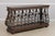 Designer Metal Base Leather Top Console Table For Sale - Image 4 of 18