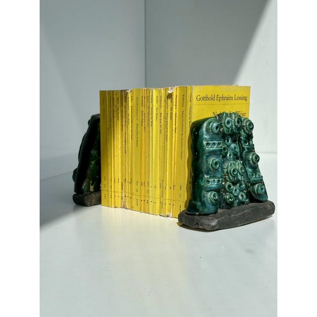 Studio Ceramic Bookends by Rudolf Mauke, Germany, 1960s, Set of 2 For Sale - Image 18 of 18