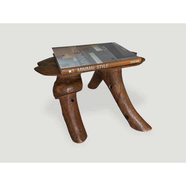 Antique African Wooden Head Rest or Stool For Sale In New York - Image 6 of 18